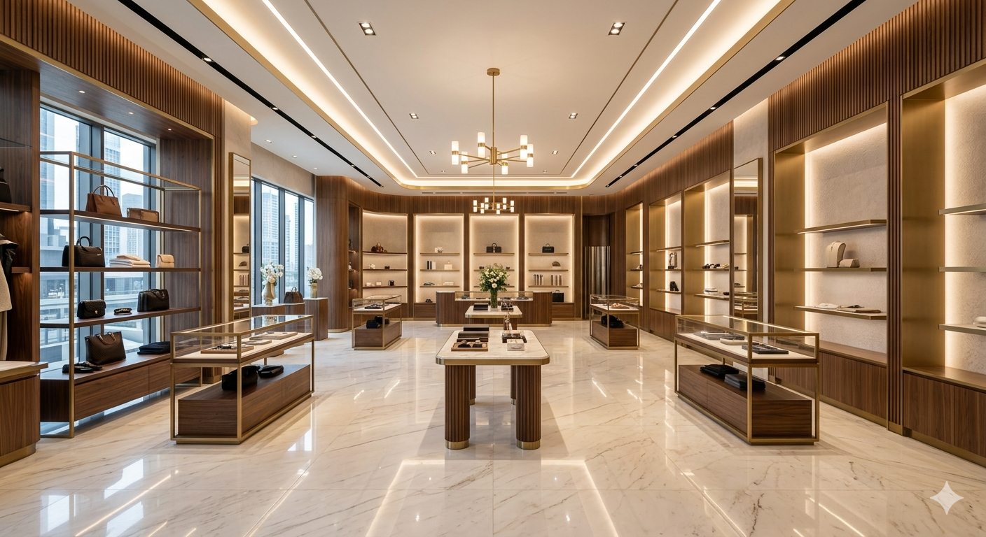 Premium store fit-out interior execution