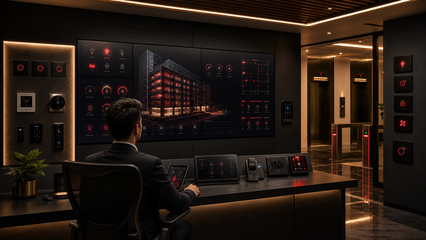 Integrated hospitality automation systems visual